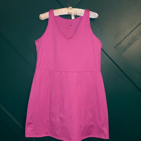 GAP Vibrant Magenta V-Neck Tank Dress - Picture 2 of 7
